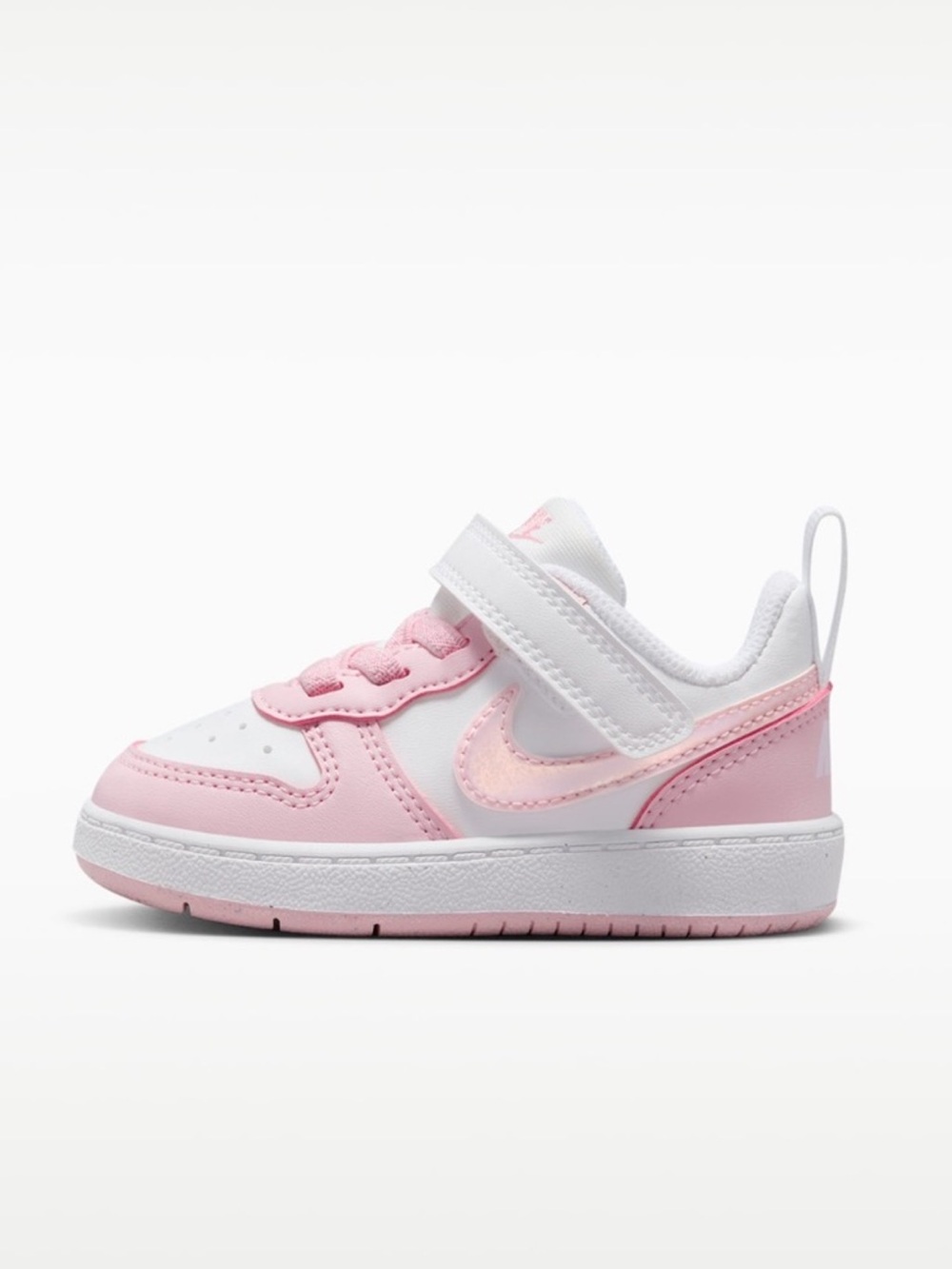 Nike Toddler Pink and White Low-Top Sneaker 7T